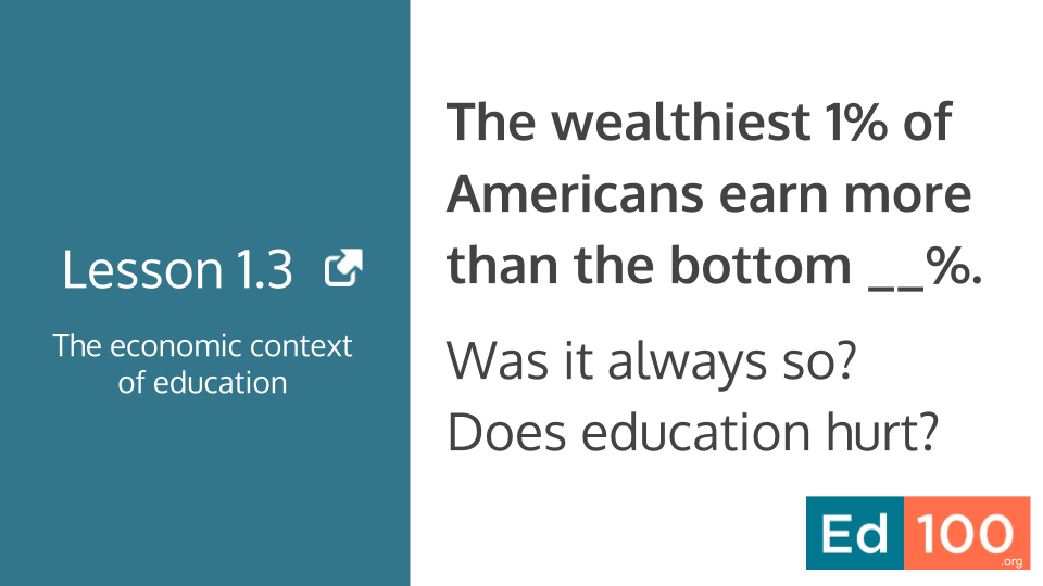 Does the education make inequality worse?